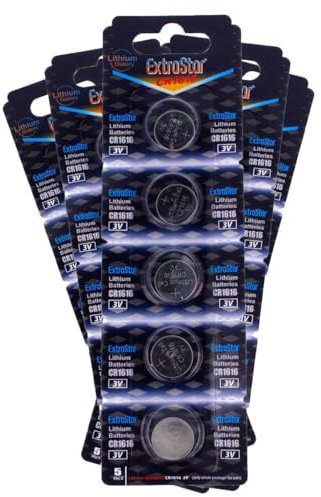 25 BATTERIE A BOTTONE CR1616 LITIO 3 V PILE CR 1616