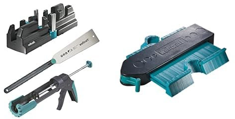 wolfcraft 6949000 Copieur de Contour Verrouillable, Jauge de Contour, Copieur de Forme - 130 x 30 mm