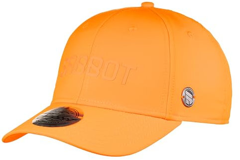 SABBOT Aaron Herren Cap, Basecap, Schirmmütze Sportcap, Schnelltrocknend, Atmungsaktiv, Verstellbar, Leichtgewicht, Ideal für Outdoor Sportarten (Neonorange)