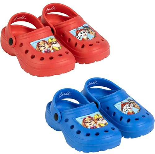 Zuecos Paw Patrol Niños Licencia Oficial Calzado Cómodo y Ergonómico Suela Antideslizante y Diseño Exclusivo