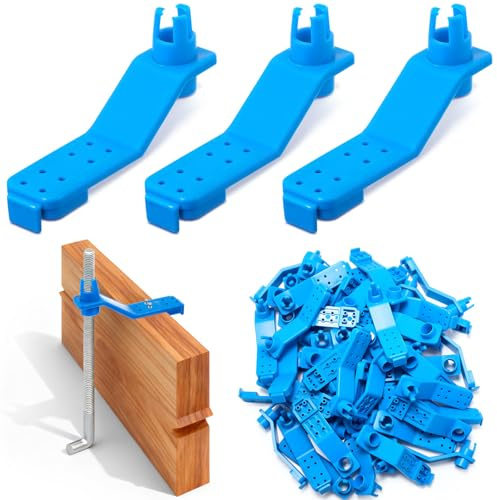 Otoolling 30 Pcs 5/8'' Anchor Bolt Holder Handle Saver, Accurate and Clean Installation of Anchor Bolts in Concrete (Blue)