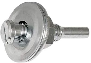 Lux Metal - Perno di fissaggio dischi foro 16 mm gambo 8 mm (Per tutti i dischi LUX METAL diametro 150 mm) Per Lucidare adattabile bosch, blach & decker, makita, valex