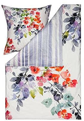 ESTELLA Kuschelflanell Bettwäsche Bunch 1 Bettbezug 135 x 200 cm + 1 Kissenbezug 80 x 80 cm