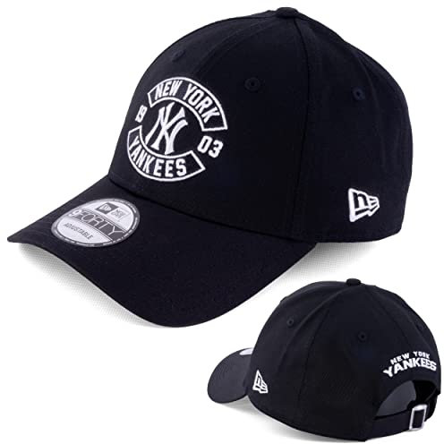 New Era Gorra 9FORTY Basecap para hombre MLB NBA NFL edición limitada, New York Yankees Black, Talla única