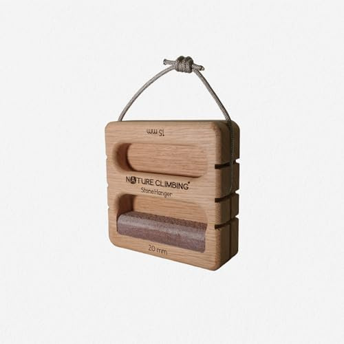 Nature Climbing Stone Hanger Hangboard Granite High Performance Compact Hangboard Portable Hangboard Sustainable & Handmade