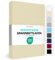 JACOBSON Spannbettlaken 180x200-200x200, Premium Mikrofaser Spannbetttuch 160g/m², Bettlaken (180x200cm - 200x200cm, Natur)