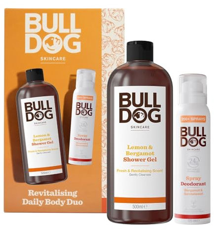 Bulldog Skincare | Men's Gift Set | Revitalising Daily Body Duo
