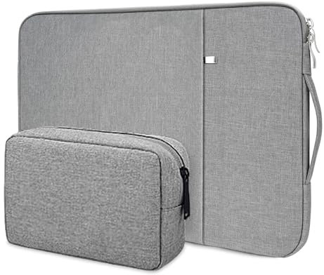 Flintronic Laptoptasche 15.6 Zoll, Laptophülle mit Griff und Zubehör Tasche, Laptoptasche Schutzhülle Wasserdicht, Notebook Hülle Tasche Kompatibel mit MacBook/Huawei/Acer/HP/Dell/Lenovo/Samsung