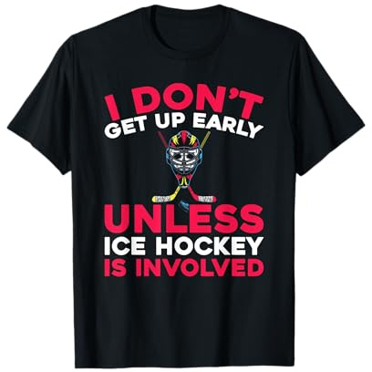 Hockey sobre Hielo Equipo - Jugador Stick Patinador Camiseta