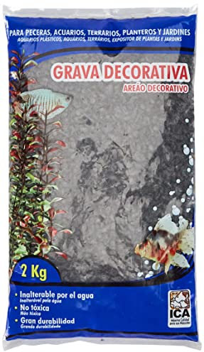 ICA GC24 Gravier de Couleurs Classiques, Noir