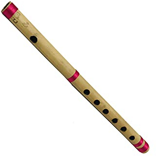 Flauta Bansuri de bambú para principiantes, tecla C, 7 agujeros, flauta de viento de madera, flauta de bambú Quena, instrumento musical, tamaño de la flauta Krishna, 33 cm
