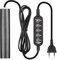 ITIY Mini Aquarium Heizung 25W, Kleine Aquarium Heizung mit 2 Saugnäpfen Temperaturkontrolle für 10-50L Meerwasser und Süßwasser