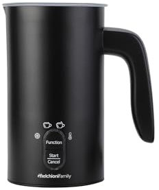Melchioni Family MILKY, Montalatte Elettrico, Capacità 300ml, 4 in 1, Autospegnimento, Schiuma Calda e Fredda, Cioccolata Calda, Cappuccino come al Bar
