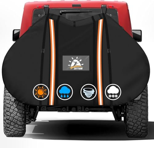 Zettum Full Bike Cover for Transport 3 Bikes - 600D PU Bicycle Cover Waterproof for Bikes on Rear Bike Rack Heavy Duty Outdoor Tow Bar Bike Rack Cover for 3 Bikes on Car Hitch Storage, Black