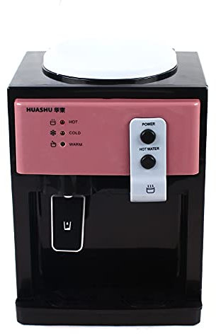 Distributore di acqua per acqua calda e fredda, 500 W, erogatore di acqua fredda Freestanding, 15 ~ 90 ℃, in piedi, per casa, ufficio, camera da letto (rosa)