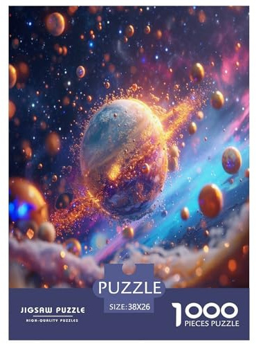 Jigsaw Puzzle Planet Earth Space Challenging Birthday Gift Family Space Development Toys 1000 Piece for Kids And Adults 38x26cm/1000pcs