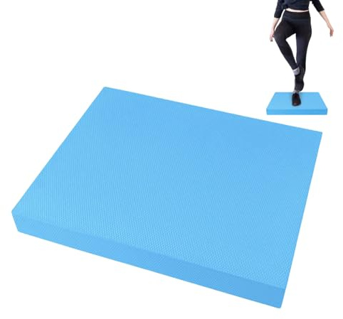 Halkfritt skum, balanserande träningsdyna, 20x16 tum mjuk tjock matta med slitstarkt material, fitnessskumtillbehör, balanskudde med bekväm design, träningsverktyg för och gym tjocka balansskum