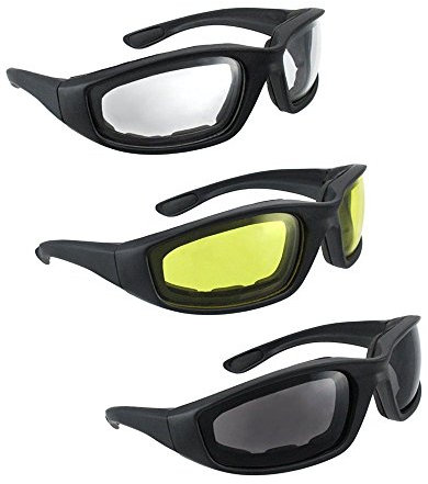 Triclicks 3 Paars Unisex Bikebrille Motorradbrille Sonnenbrille Motocross Bike Brille Antifog UV400 Fahrradbrillen Schutzbrille