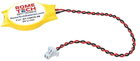 Batería CMOS para Acer Aspire 8930 8930g 9800 9810 9900 9910 9920 9930g BIOS RTC 2.7V CR2032 con cable de 2 pines y 2 cables