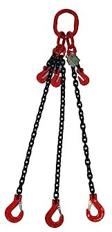 Joma-Tech 3-Strang Anschlagkette 1,5m GK8 8mm schwarz verkürzbar