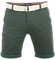 riverso Kurze Hosen Herren Sommer Chino Shorts mit Gürtel Regular Fit RIVHenry Bermuda Stretch, Größe:W 33, Farbe:Cypress Green
