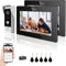 ANJIELO SMART TUYA Video Doorbell Intercom(Wired), 1080P Video Doorbell Camera with 7 Touch Screen Monitor,Support motion detection, multiple unlocking methods (2)