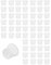 KGDUYC 100pcs Petits Gobelets d'Encre de Tatouage, Jetables, Couleurs, Contenants en Plastique, avec Bouchons