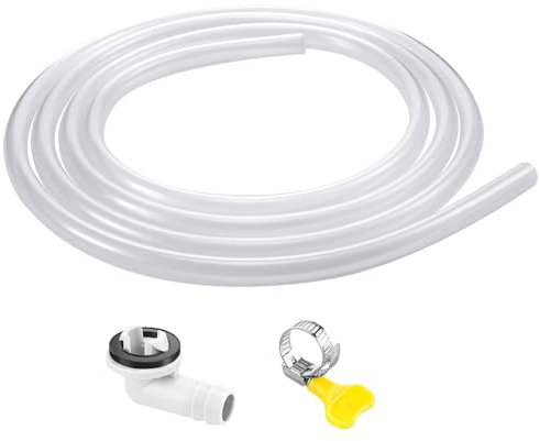 Tambuco di scarico AC - tubo 'acqua del condizionatore d'aria flessibile, tubo di scarico duraturo | Tubi in PVC a prova di perdite per unità a parete, di raccolta di connessione rapida per s