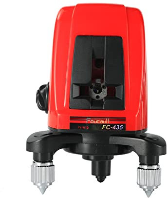 Niveau à bulle laser auto-nivelant, rotatif, niveau laser infrarouge, haute précision, auto-nivelant, niveau à bulle laser à 360 °, pour travaux de rénovation