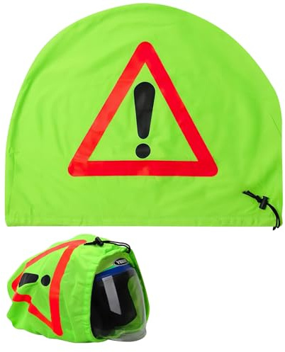 GZRXIOUS Triangolo di avvertimento per caschi da moto, casco da moto, triangolo di avvertimento di primo soccorso, protezione per casco, casco da moto, protezione contro gli incidenti, punti di