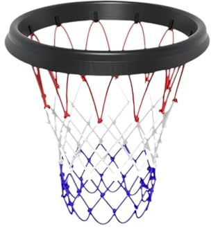 Redes De Baloncesto 2 Redes de Baloncesto, Mini Marco portátil, Red Profesional, aro, Accesorios para Aro De Baloncesto(Color1)