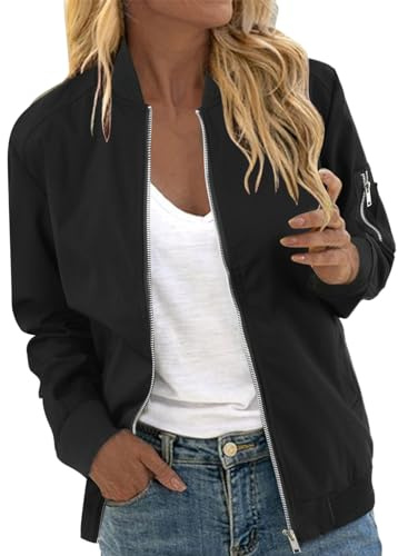 Giubbino Donna Primaverile Bomber Donna Trench Curvy Giacchetto Uomo Giacca Estiva Blaser A Vento Elegante Primavera Impermeabile Di Pelle Comodo Giubbotto Mezza Stagione Camicia 4Xl Leggero Cappotto