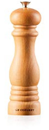 Le Creuset Pfeffermühle, Holz, 6,2 x 6,2 x 20,8 cm, Keramik-Mahlwerk, Buche, 96001900687000