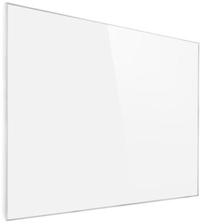 Klarstein Wonderwall Radiador Electrico Bajo Consumo Infrarrojo de 1200 W para Casa, Mando a Distancia, Detector Ventanas Abiertas, Radiadores Infrarrojos para Pared, Calefatores Programables Sin CO2
