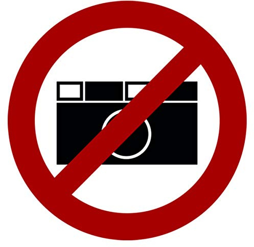Dekal förbjudna märken rökning förbjuden dekal med UV-skydd varningsskyltar för utomhus- och inomhusbruk förbudsmärken rökning Inte tillåtet med STROBO 10 Aufkleber Fotografi förbud dekal