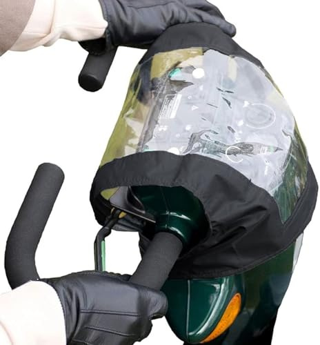 1 Pcs Control Panel Waterproof Cover,Scooter Waterproof rain Cover,Console Waterproof Cover,for use When Riding Out in Bad Weather Such as Rainy Days,Scooter Control Device,Waterproof and Adjustable