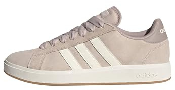 adidas Men's Grand Court Base 00s Shoes, Wonder Taupe/Off White/Grey, 12.5 UK