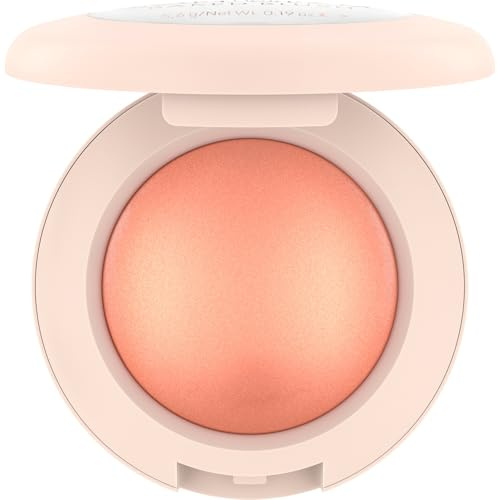 Catrice Soft Glam Baked Blush | Luminous, Lightweight Powder for Buildable Color | Vegan & Cruelty Free (020 | Peachy Breeze)
