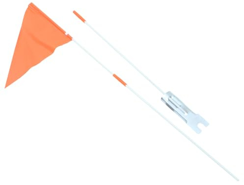 Gatuida 2 set Bandiere di Sicurezza per Bicicletta con Asta Riflettente Arancione per Montaggio Rapido su Posteriore Colore Casuale Colore Casuale