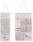 MaoXinTek Hängender Organizer 2 Stil Wand Hängetasche Hängeaufbewahrung Aufbewahrungstasche für Kinderzimmer Badezimmer Schlafzimmer Weiß