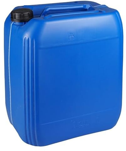 Jerrycanshop - Tanica Impilabile da 30 Litri per Carburante, Acqua e Benzina - Plastica HDPE, DIN61, Senza BPA - Blu
