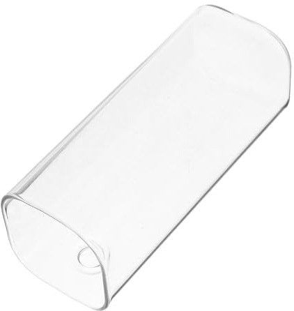 Cabilock Florero de Pared de Vidrio Transparente Cuadrado Macetero Colgante para Plantas y Flores Decoración Minimalista para Cocina y Habitaciones Material Resistente y Seguro