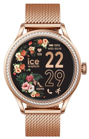 Ice-Watch - ICE smart ST 2.0 Rose-gold Milanese - Montre connectée rose-gold pour femme avec bracelet en acier inoxydable - 025317 (1,2 pouces)