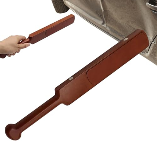 Herramientas de reparación de abolladuras, cómodo de madera con mango - Herramienta para eliminar abolladuras en el coche | Para camiones, ATV, puerta de garaje, motocicleta,