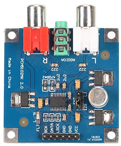 PCM5102/PCM5102A Soundkarte DAC Decoder Board I2S Eingang 32bit 384K mit 3,5 Kopfhörer Ausgang HiFi Decoder Board