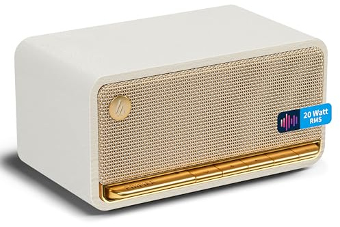 Edifier MP230 - Tragbarer Bluetooth-Lautsprecher im Retro-Design, kabellos. Wiedergabe über Bluetooth, AUX und Micro SD Karte