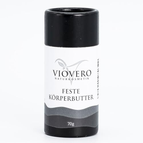 VioVero Naturkosmetik – fast kroppssmör – pinn/kroppsvård, fast kroppssmör naturligt 70 g