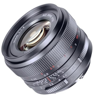 7Artisans Lente Focal Fija de fotograma Completo de 35 mm F1.4 Mark Ⅲ con Enfoque Manual y Gran Apertura Compatible con cámara sin Espejo con Montura L (Gris Titanio)