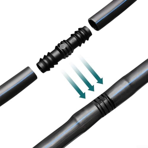Set di 10 connettori dritti perfettamente adatti per tubi da giardino e raccordi a microtubo