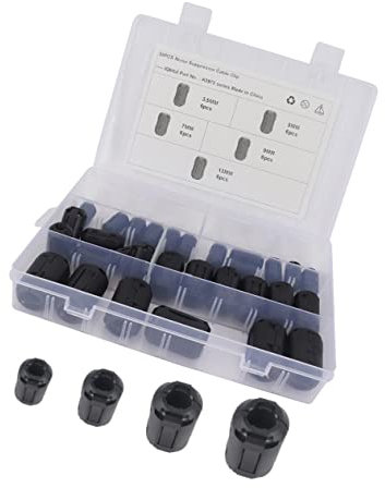 Artibetter 30pièces Filtres Antiparasites Amovibles pour Câbles Clips Réducteurs De Bruit